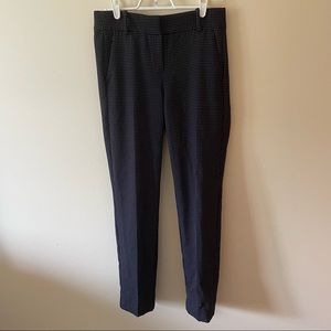 J.Crew Navy Blue White Polka Dot Dress Pants